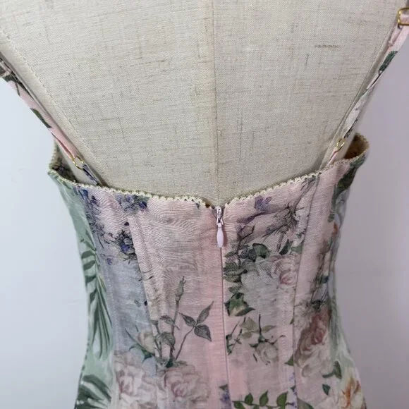 Camilla corset dress with long flared skirt - Picture 13 of 16